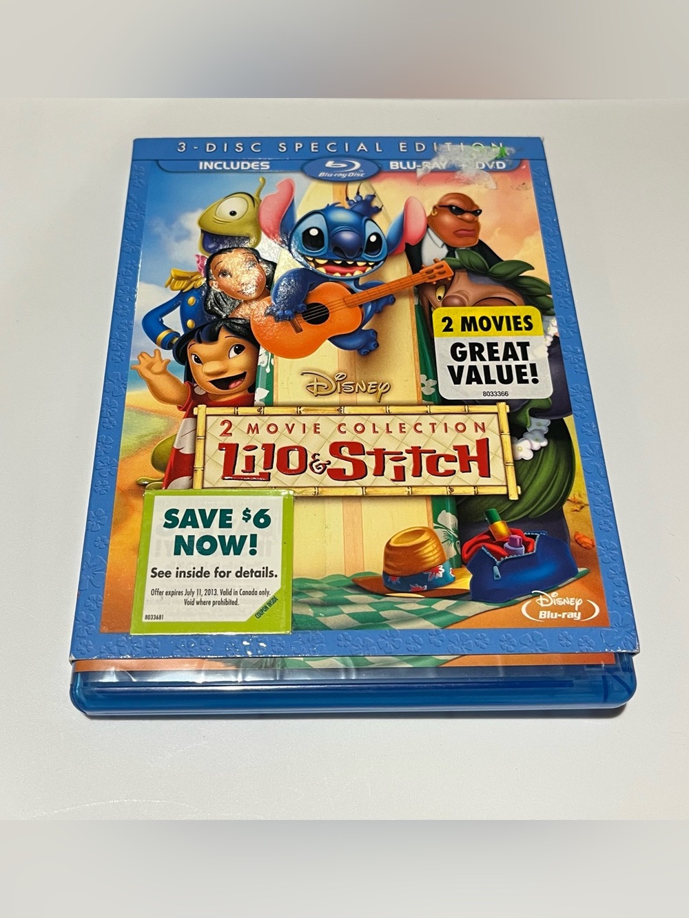 📀 3/$15 or 4/$20 📀 Lilo & Stitch 2-Movie Collection Blu-ray